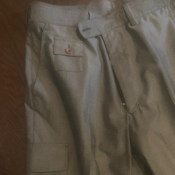 Men's Summer dressed up Grey cargo pant - Picture 4 of 8